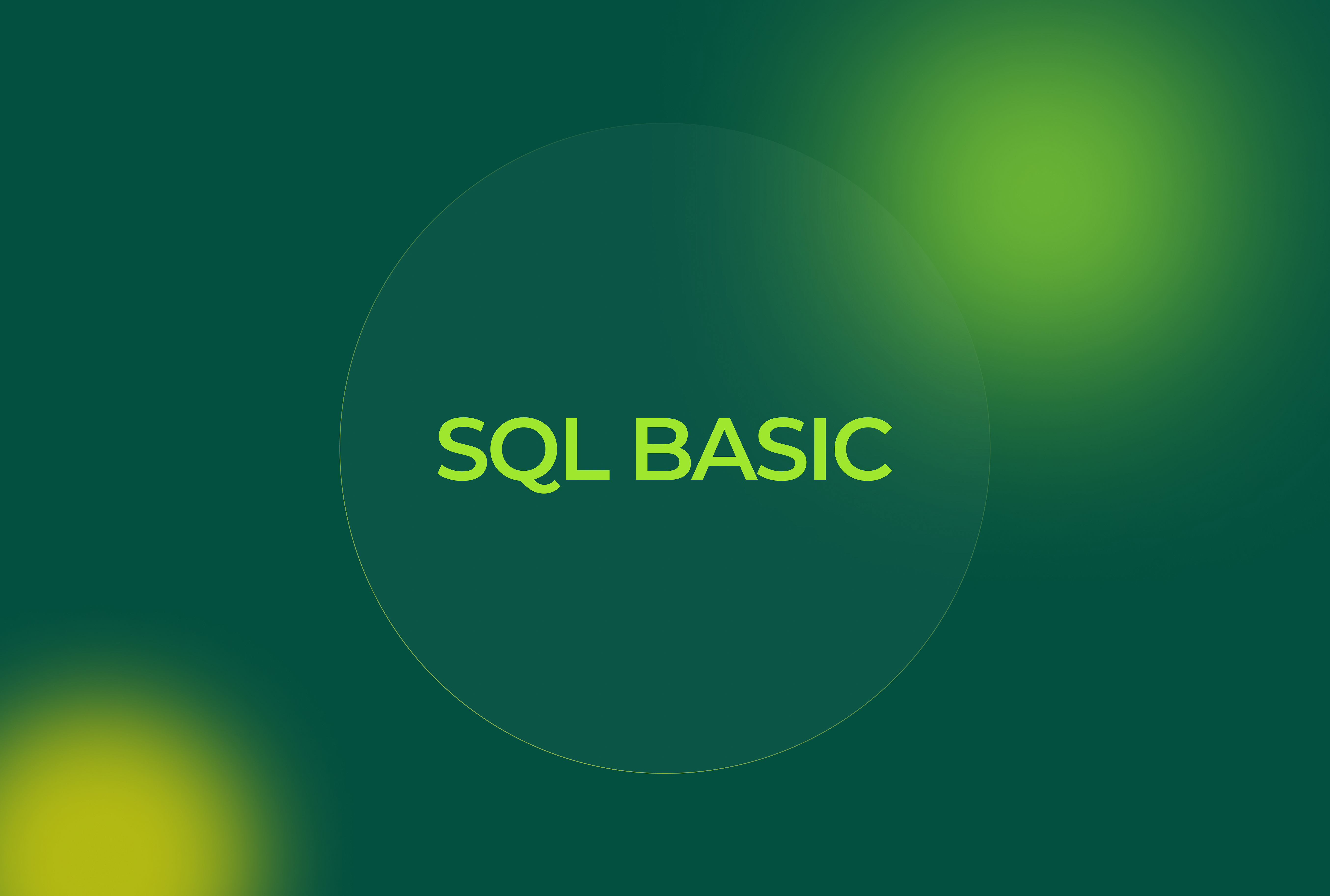 SQL basic